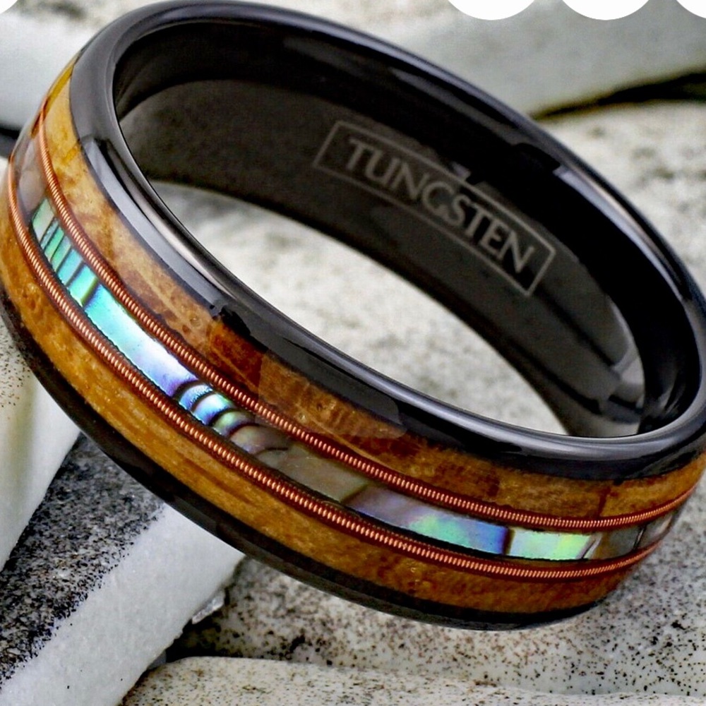 ✔️ men’s Tungsten ring